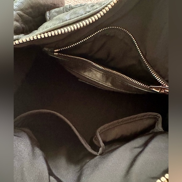 Alexander Wang Rocco Duffle Bag Purse Black Rose Gold - Picture 10 of 11